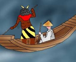 三途の川のイラスト