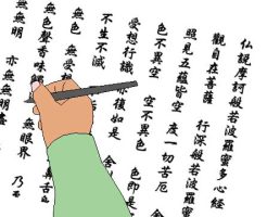 般若心経の写経