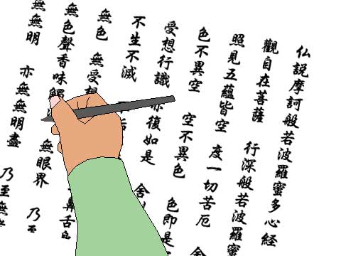 般若心経の写経